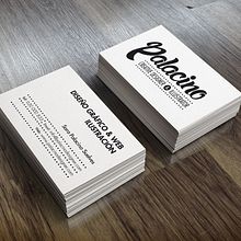 Logo and Business Cards to Palacino Creative Designer. Un proyecto de Diseño gráfico de Sara Palacino Suelves - 22.08.2014