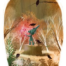 El niño de hojalata. Een project van Ontwerp van personages, Redactioneel ontwerp y Traditionele illustratie van David Pavón Benítez - 23.08.2014