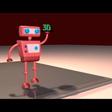 Pink Robot. 3D project by Meriem Hafid Márquez - 08.24.2014