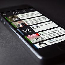 ABC en 20 Noticias (Mobile). Art Direction, Design, and UX / UI project by Juan Tejerina - 08.25.2014