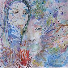  proyecto continuación Buceo. Projekt z dziedziny  Sztuki piękne, Trad, c i jna ilustracja użytkownika Eriko Fukuda - 26.08.2014