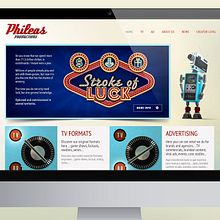 Web Corporativa Phileas Productions. Web Development, and Web Design project by Mokaps - 03.26.2014