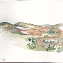 Acuarelas de viaje. Traditional illustration project by Iolanda Marrasé - 08.28.2014