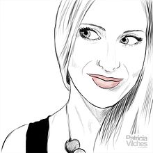 Ilustración Regina. Traditional illustration project by Patricia Vilches - 08.28.2014