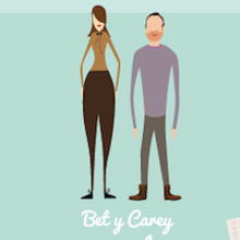 Gráfica Bet (Betsabé Blanco) y Carey (Camilo Santa Cruz).. Un proyecto de Bellas Artes, Diseño de personajes y Escritura de Camilo Santa Cruz - 02.06.2013