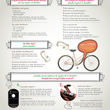 Diseño de cartelería para campaña informativa sobre el uso de luces y candados en la bicicleta y copmo registrarlas. Un proyecto de Diseño de María Romero Alonso - 31.08.2014