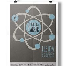 8ª CIENCIA AL CARRER. Un proyecto de Diseño gráfico y Tipografía de Lídia Guim Garrgia - 31.08.2014