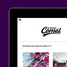 Riding on a Comet Ein Projekt aus dem Bereich Br, ing und Identität und Webdesign von Tintácora Estudio Creativo - 01.09.2014