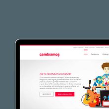 Cambiamos Ein Projekt aus dem Bereich Br, ing und Identität und Webdesign von Tintácora Estudio Creativo - 01.09.2014