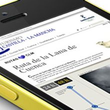 Diseño web "rutas" Portal Turismo Castilla la Mancha. Graphic Design, Web Design, and Photograph project by Babalua - 06.12.2013