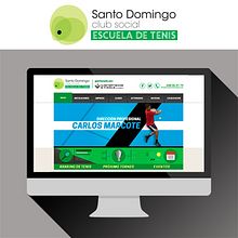 Escuela de tenis. Diseño web.. Graphic Design, and Web Design project by Alejandro González Cambero - 08.24.2014