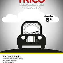 Carteles de Promociones de Taller Driver. Design, Graphic Design, and Traditional illustration project by Alejandro Antoraz Alonso - 08.19.2014