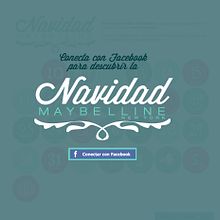 Navidad Maybelline. Un proyecto de Desarrollo Web de Ana Pinedo García - 24.12.2013