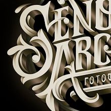 Señor Archer. Br, ing, Identit, Traditional illustration, T, and pograph project by Javi Bueno - 06.06.2014