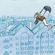 Viento. Een project van Traditionele illustratie van Irene Calvo Sánchez - 14.08.2014