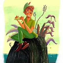 Peter Pan. Een project van Film, video en televisie, Ontwerp van personages, Redactioneel ontwerp y Traditionele illustratie van David Pavón Benítez - 04.09.2014