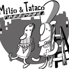 Milio&Tataco ( tiras cómicas periódicos ). Character Design project by jose ramón puerto urios - 09.06.2014