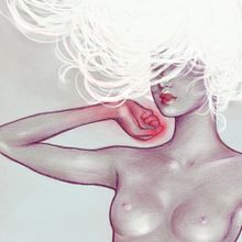 Flame. Fine Arts, Character Design, and Traditional illustration project by Marta Adán - 09.07.2014
