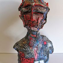 Escultura busto. Un proyecto de Artesanía, Bellas Artes, Escenografía y Escultura de ana tuda - 07.09.2014