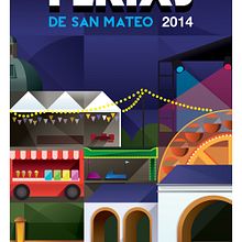 Cartel Ferias de S. Mateo 2014 . Design, Graphic Design, Traditional illustration, and Advertising project by Ricardo Pérez Nombela - 09.07.2014