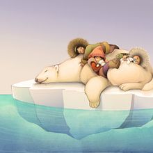"YO MIMO MI MAR I". Traditional illustration project by alicia borges - 09.08.2014