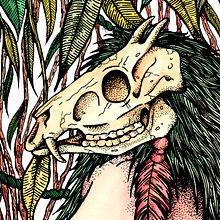 Skullflower Ein Projekt aus dem Bereich Traditionelle Illustration von Atomique Acorn - 30.09.2013