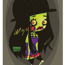 Zombiela. Een project van Traditionele illustratie van Mariana Huipet - 10.09.2014