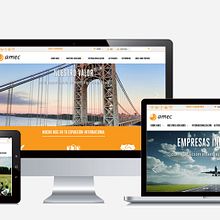 Amec - Organización de empresas . Dezvoltare web și Design web de Lamaga Comunica - 09.14.2014