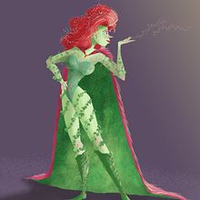 Poison Ivy. Een project van Film, video en televisie, Ontwerp van personages, Redactioneel ontwerp y Traditionele illustratie van David Pavón Benítez - 14.09.2014