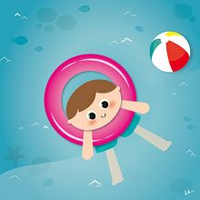 It's time to... Summer Time Ein Projekt aus dem Bereich Grafikdesign und Traditionelle Illustration von Llucia Carbonell Gamón - 14.09.2014