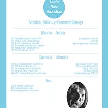 CV. Design, Writing, Marketing, and Advertising project by Lucia Ruiz - 09.14.2014