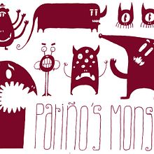 Monsters. Character Design, Graphic Design, and Traditional illustration project by Mickael Brana - 09.14.2014