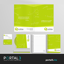 Identidad corporativa para inQba Escuela de . Un proyecto de Consultoría creativa, Diseño y Diseño gráfico de Portal 3 - 14.09.2014