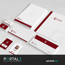 Papelería para Grupo Ganc. Un proyecto de Br, ing e Identidad, Consultoría creativa y Diseño de Portal 3 - 14.09.2014