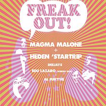Freak Out! Inauguración Sala New Underground  Poster Ein Projekt aus dem Bereich Grafikdesign von Enric Chalaux - 15.09.2014