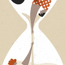 Time. Un progetto di Design editoriale, Graphic design e Illustrazione tradizionale di David van der Veen - 11.07.2014