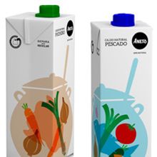 Rediseño Packaging Caldo Aneto. Graphic Design, and Packaging project by Nairobi Estudio - 09.16.2014