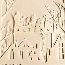 Cartel Paper Cut. Fine Arts, and Traditional illustration project by Isabel Torre Gutiérrez - 09.17.2014