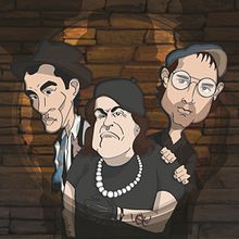 Los Fratellis. Traditional illustration project by Sergio Rodríguez Rodríguez - 09.17.2014
