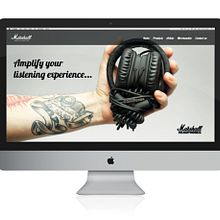 Marshall Amps Web. Web Design project by Jaime Rubio Díaz - 09.17.2014
