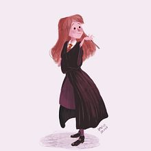 Hermione. Een project van Film, video en televisie,  Ontwerp, Ontwerp van personages y Traditionele illustratie van David Pavón Benítez - 19.09.2014
