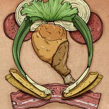 Muslito. Editorial Design, Traditional illustration, and Advertising project by Cristina Sánchez - 09.20.2014
