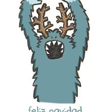 Navidad Mounstruosa 2012, tarjetas navideñas Ein Projekt aus dem Bereich Grafikdesign von Diana Campos Ortiz - 19.12.2012