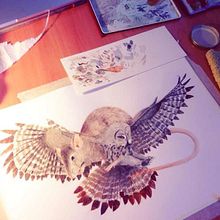 ¿Eres depredador o presa?. Fine Arts, Traditional illustration, and Painting project by Clarafosca · - 09.22.2014