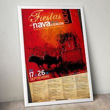 Cartel y programa oficial Fiestas 2010. Un progetto di Design editoriale e Graphic design di César Encinas García - 28.08.2014