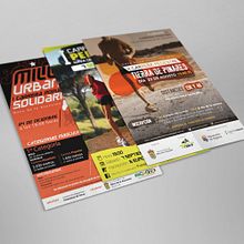 Cartelería A.D. Carreras Pedestres. Un progetto di Design e Graphic design di César Encinas García - 07.09.2014