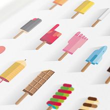 Los helados de mi infancia. Traditional illustration project by Ricardo Polo López - 09.23.2014