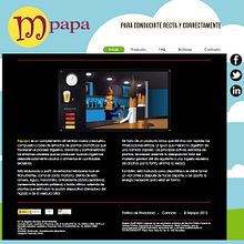 Proyecto web Mpapa: diseño y maquetación web Ein Projekt aus dem Bereich Webentwicklung, Webdesign und Werbung von Manuel Ortiz Domínguez - 23.09.2014