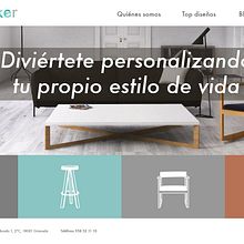 Chairmaker - Personaliza tu asiento: colaboración en el diseño web y la propuesta del modelo de negocio Ein Projekt aus dem Bereich Webdesign, Designverwaltung und Werbung von Manuel Ortiz Domínguez - 23.09.2014