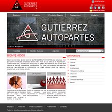 Gutierrez Autopartes - Sistema administrativo. Un progetto di Web development, Design dell’informazione e Web design di Ernesto Gutiérrez Andrade - 08.08.2006